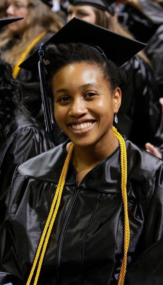 Rachel at her graduation